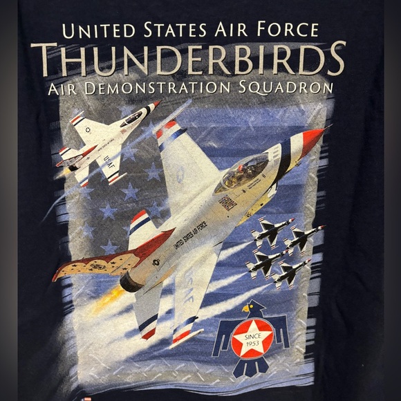 Unisex USA Thunderbirds Short Sleeve Tshirt - Size Large NWOT bought at air show - Picture 5 of 9